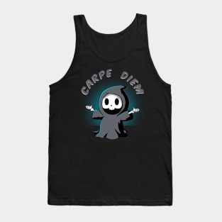 Carpe Die / Funny Grim Reaper Design Tank Top